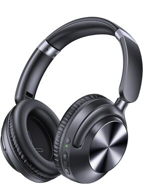 NIB TAGRY Hybrid Noise Cancelling Headphones,100 Hr Play,Wireless,Comfort,Black